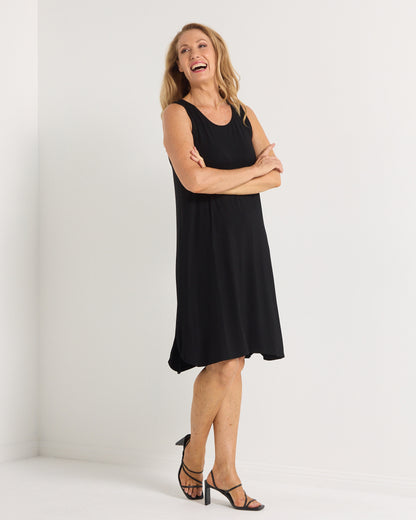 Laura Bamboo Slip - Black