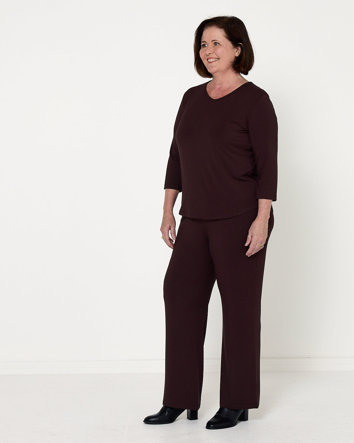 Tammin Bamboo Top - Chocolate