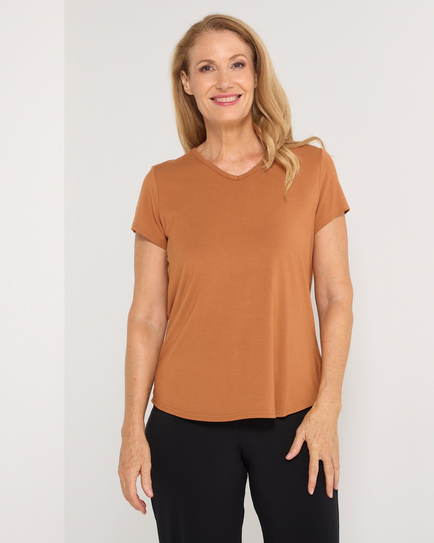 Bamboo Tee - Rust