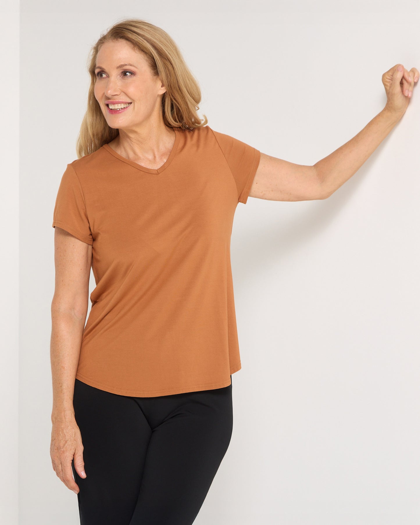 Bamboo Tee - Rust