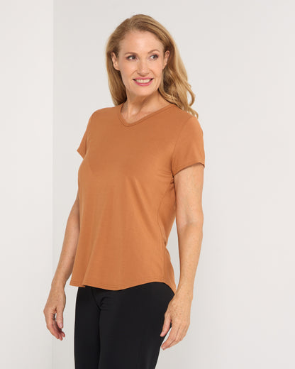 Bamboo Tee - Rust