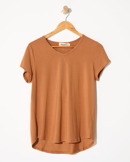 Bamboo Tee - Rust
