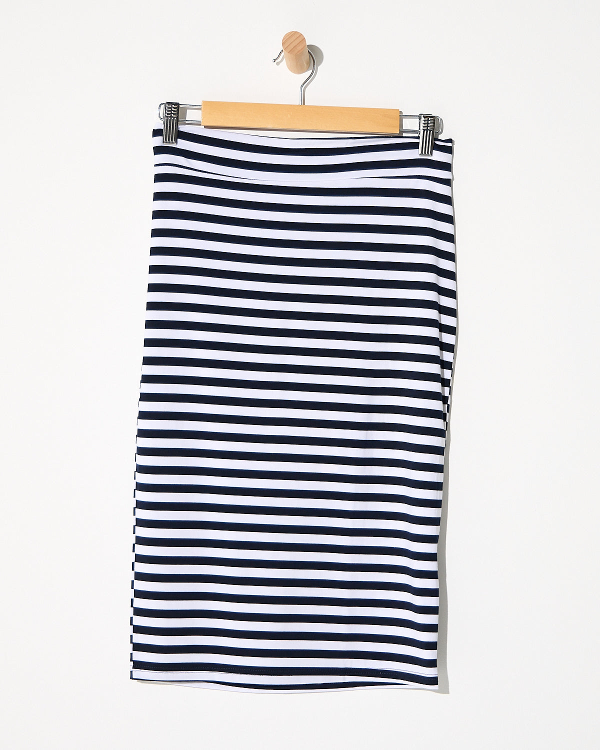 Hera Bamboo Skirt - Navy Stripe
