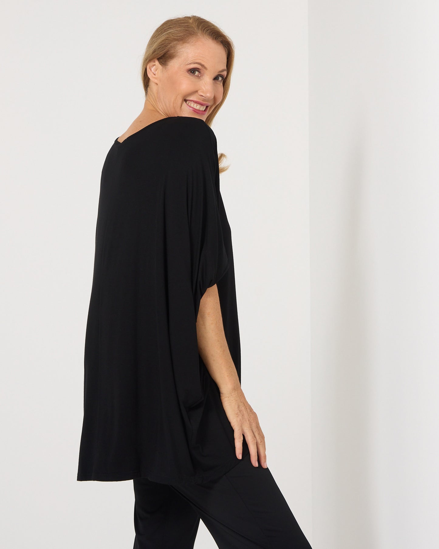 Alana Bamboo Top - Black