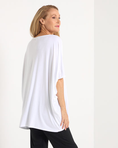 Alana Bamboo Top - White