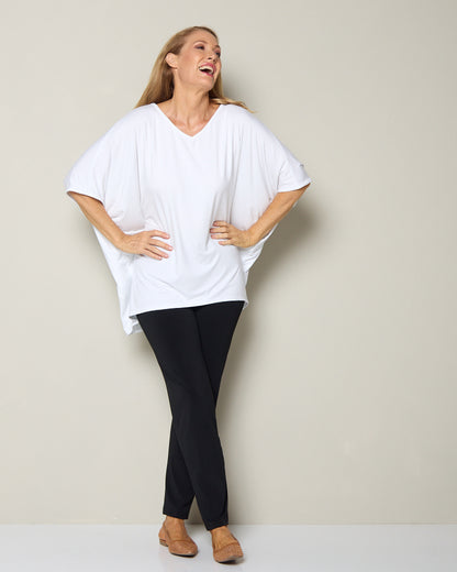 Alana Bamboo Top - White