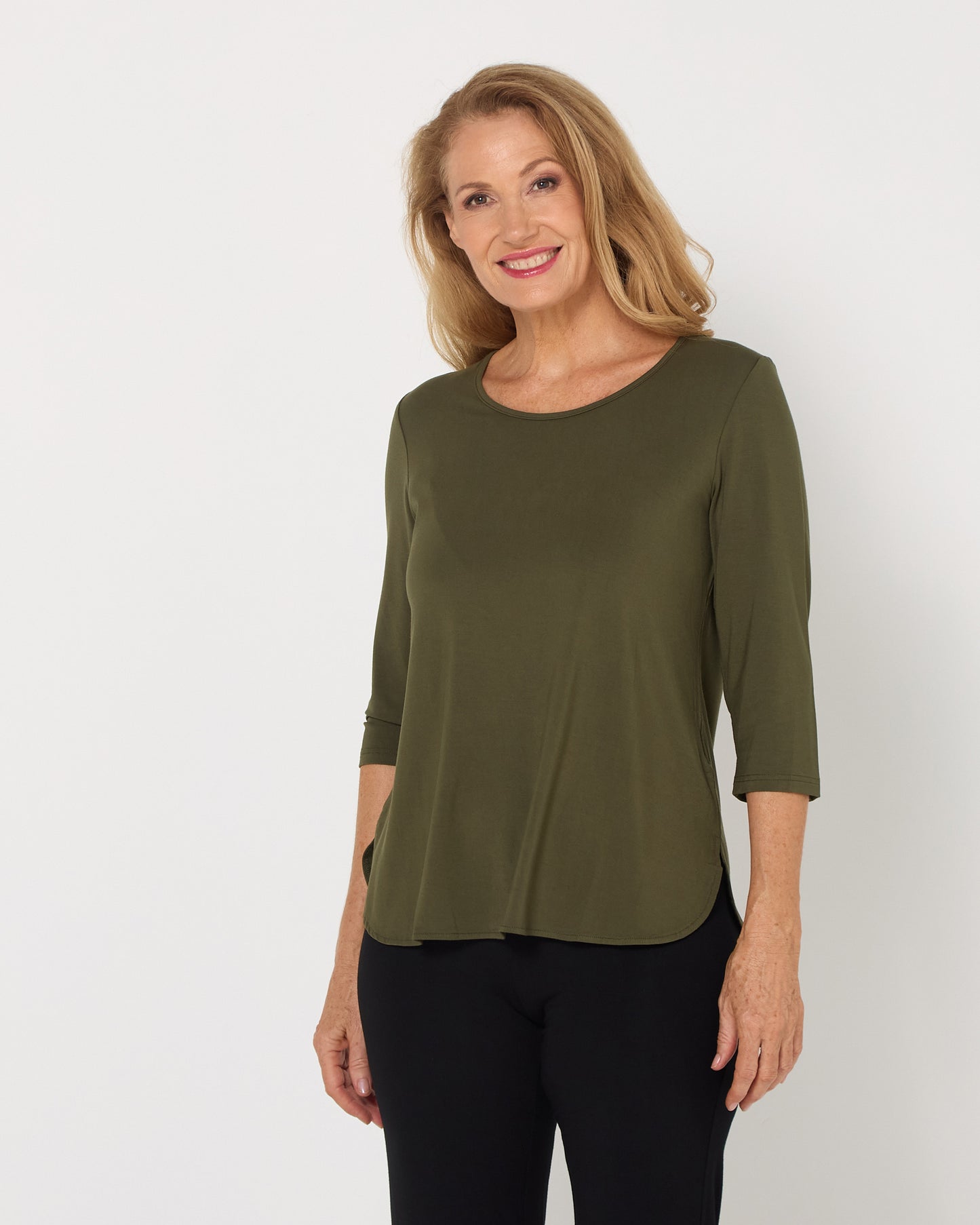 Charlie Bamboo Top - Khaki