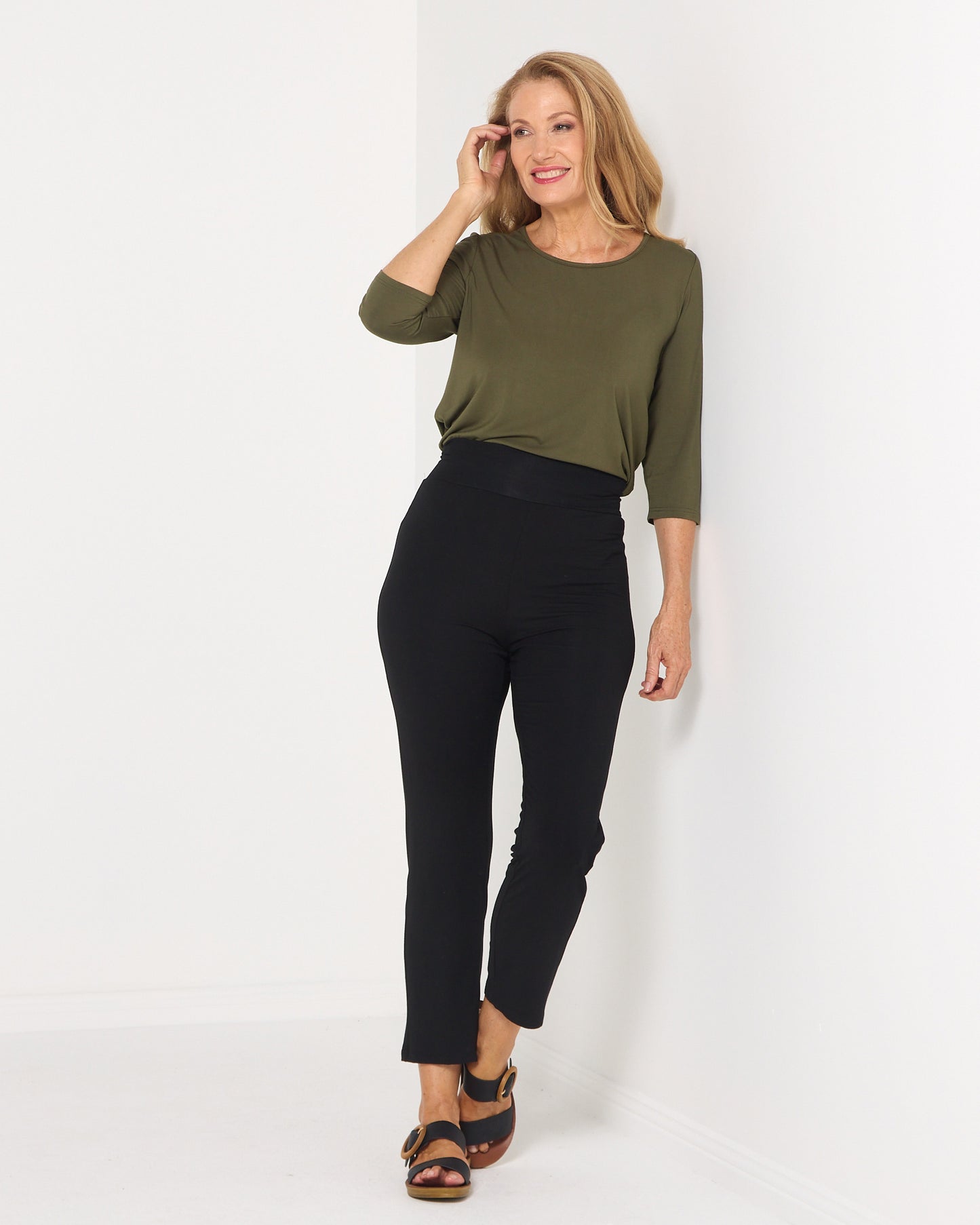 Nina Bamboo Pants - Black