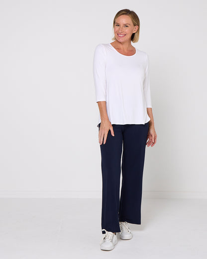 Charlie Bamboo Top - White