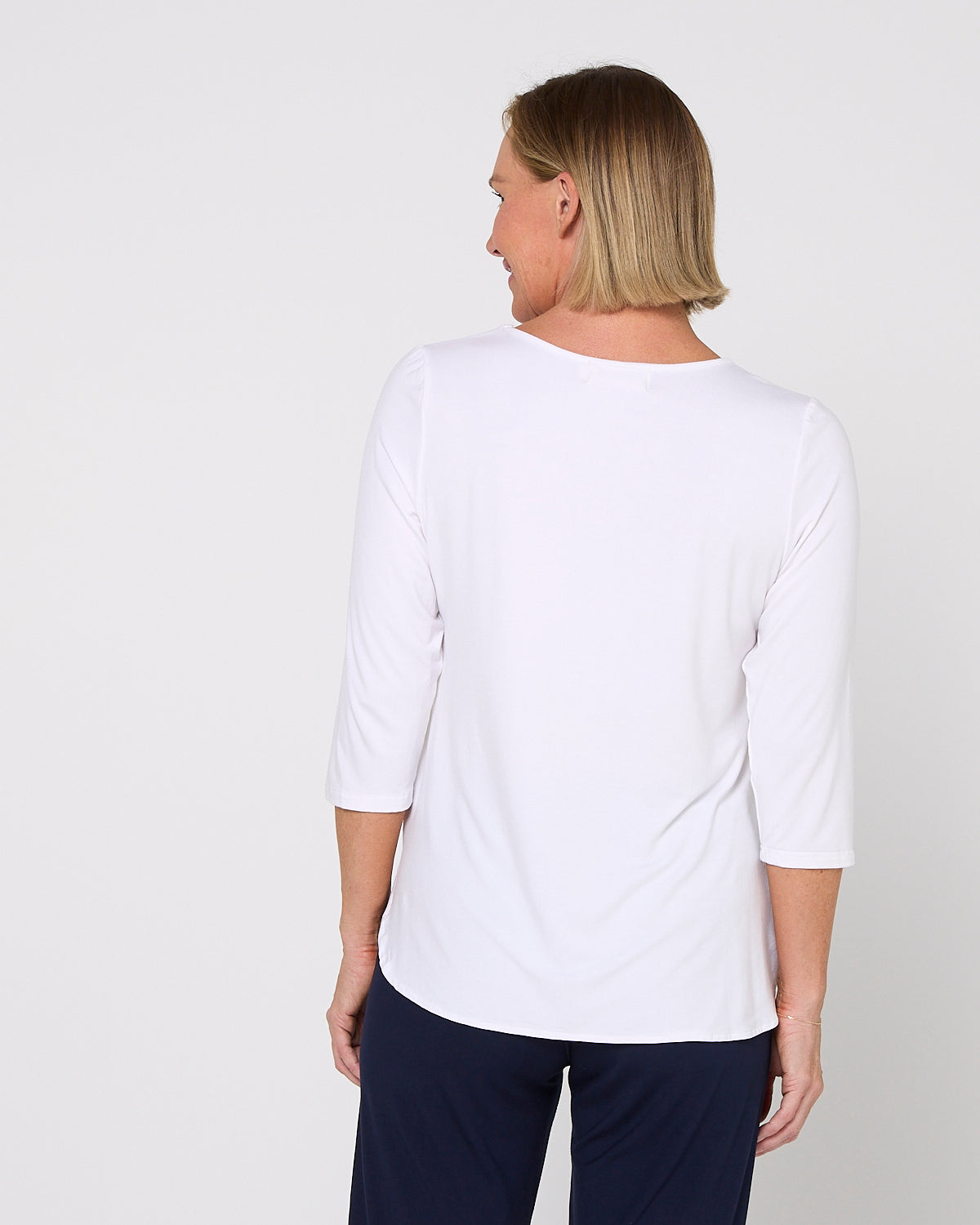 Charlie Bamboo Top - White