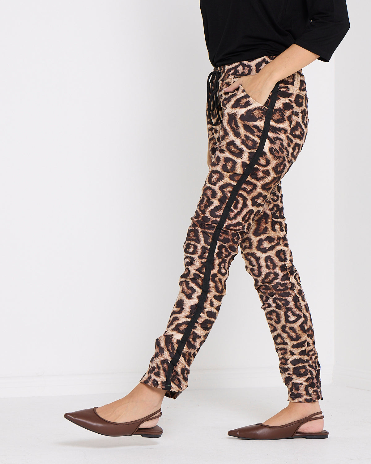 Norah Pants - Animal Print