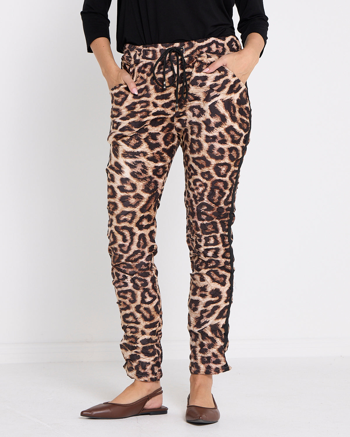 Norah Pants - Animal Print