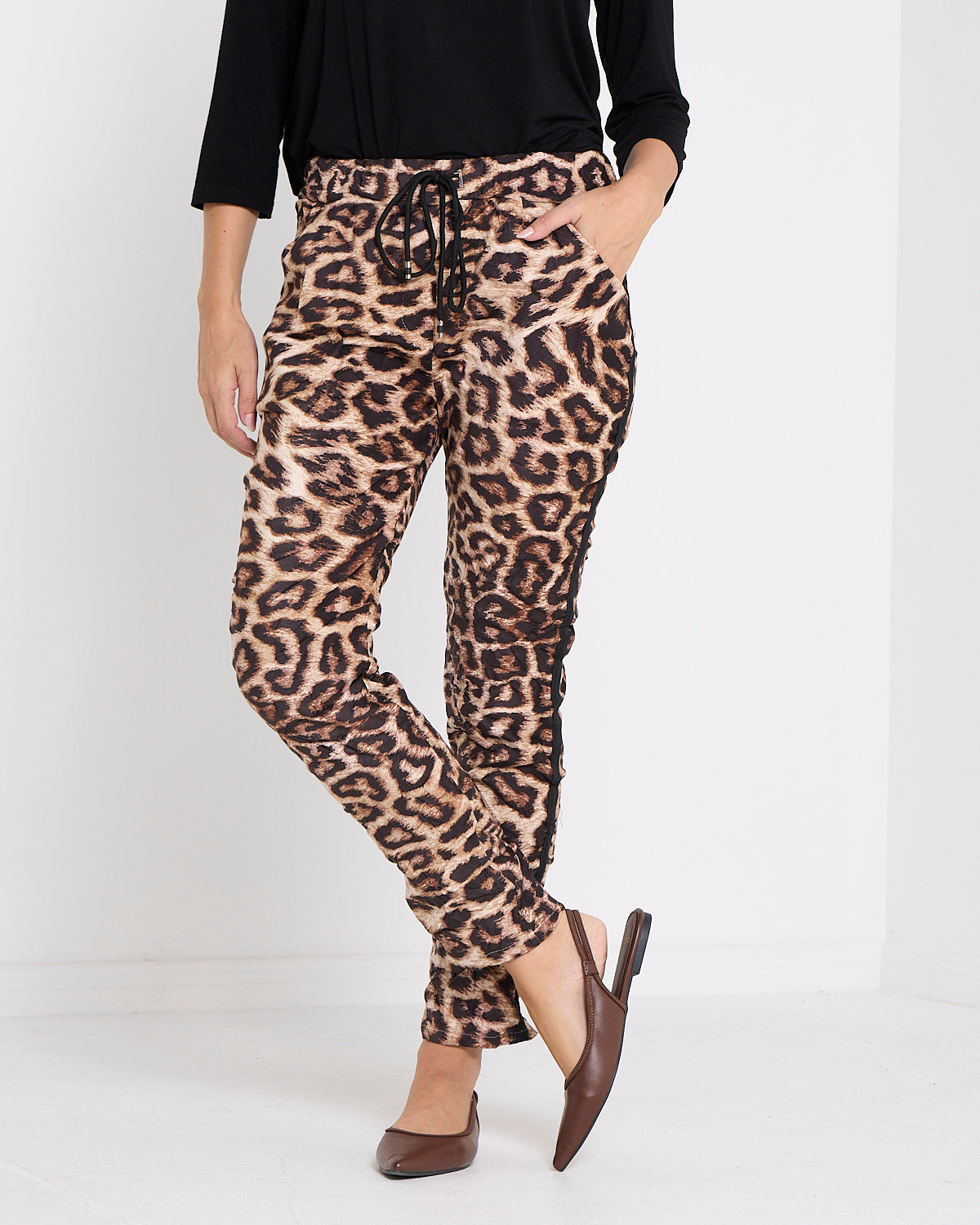 Norah Pants - Animal Print