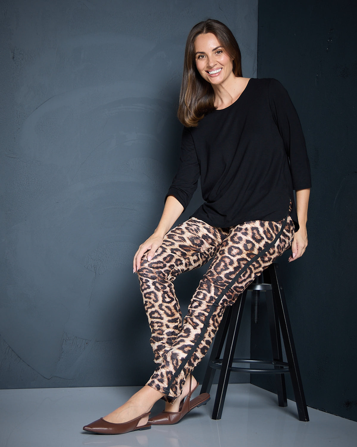 Norah Pants - Animal Print