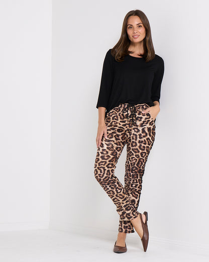 Norah Pants - Animal Print