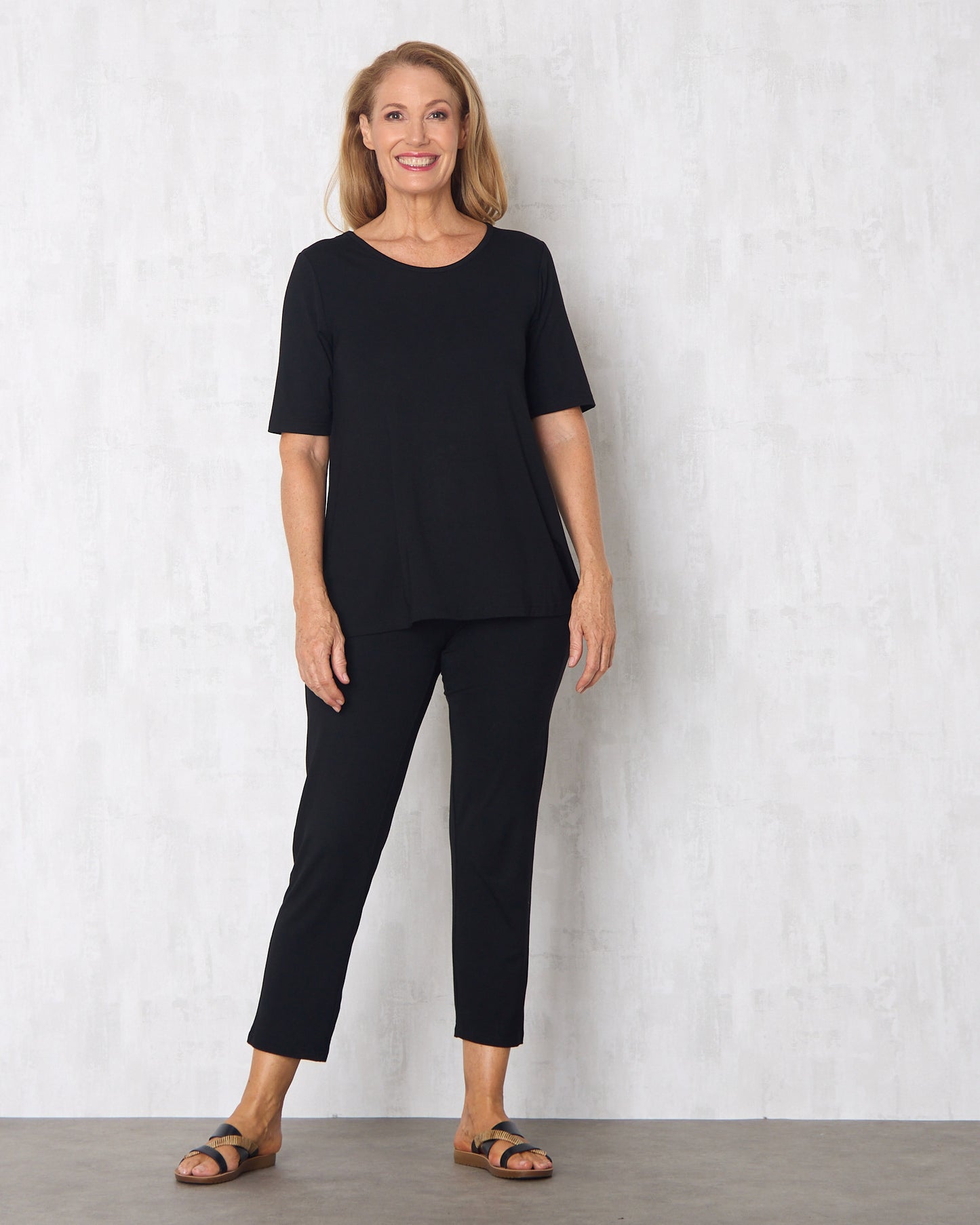 Nina Bamboo Pants - Black