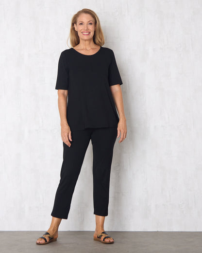 Nina Bamboo Pants - Black