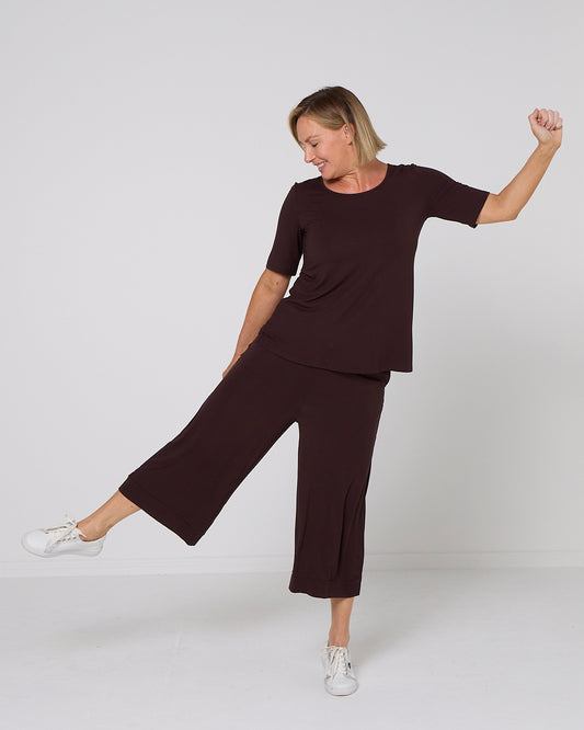 Bamboo Culottes - Chocolate