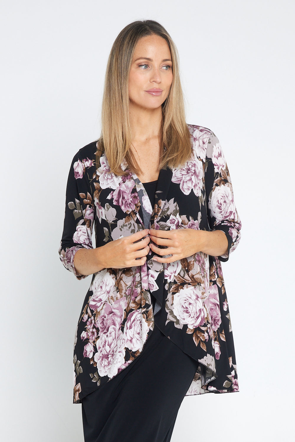 Chelsea Jacket - Mauve Roses