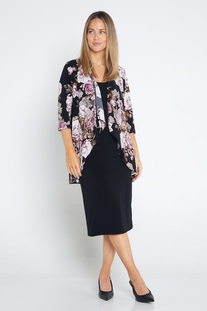 Chelsea Jacket - Mauve Roses