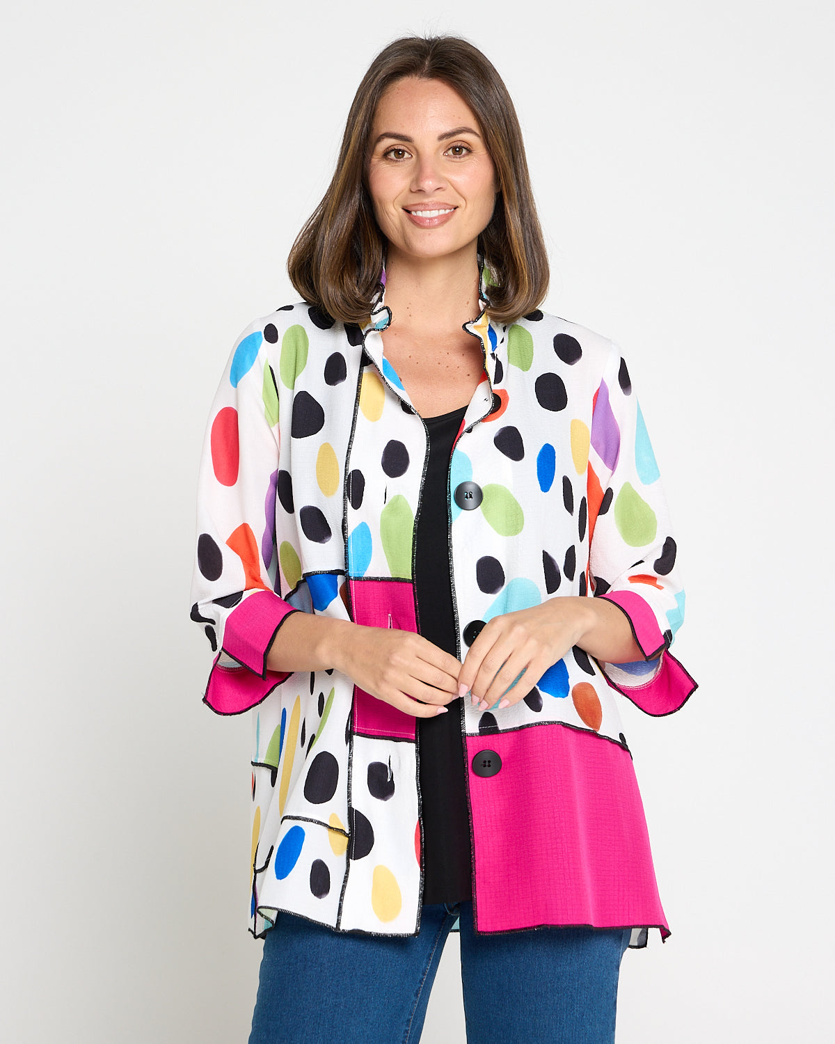 Overlock Mix Shirt - Party Print
