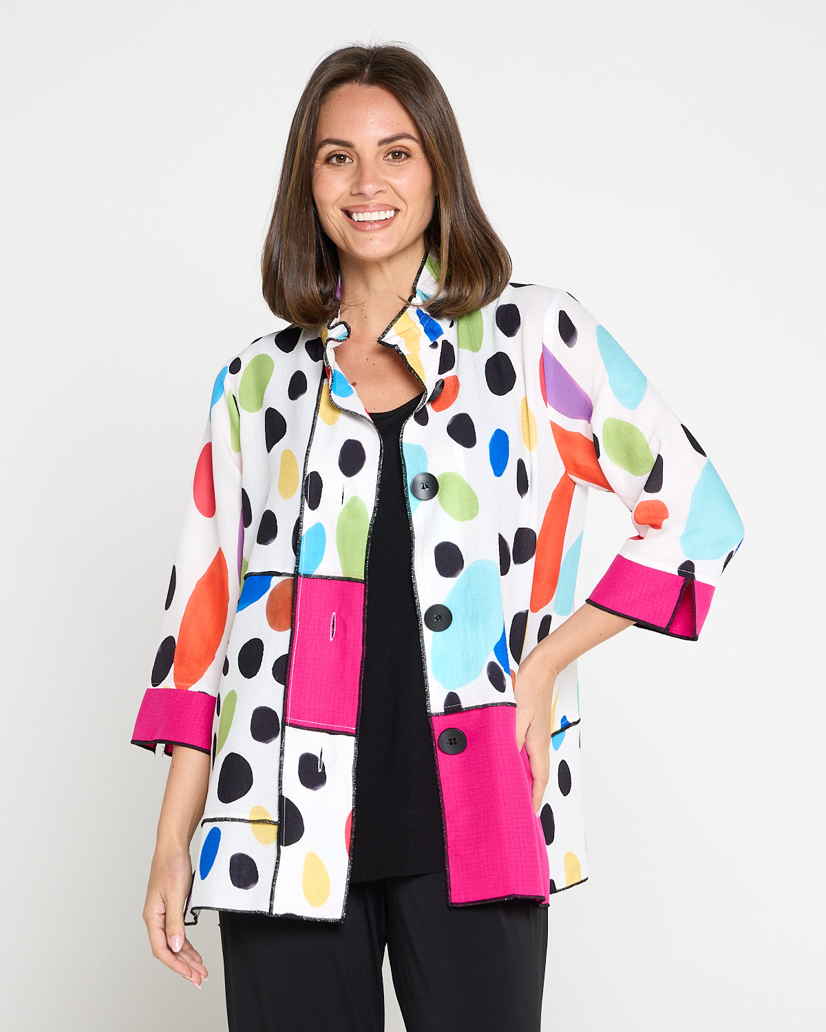 Overlock Mix Shirt - Party Print