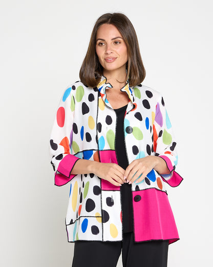 Overlock Mix Shirt - Party Print