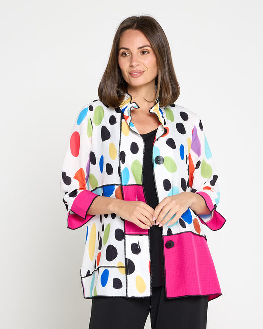 Overlock Mix Shirt - Party Print