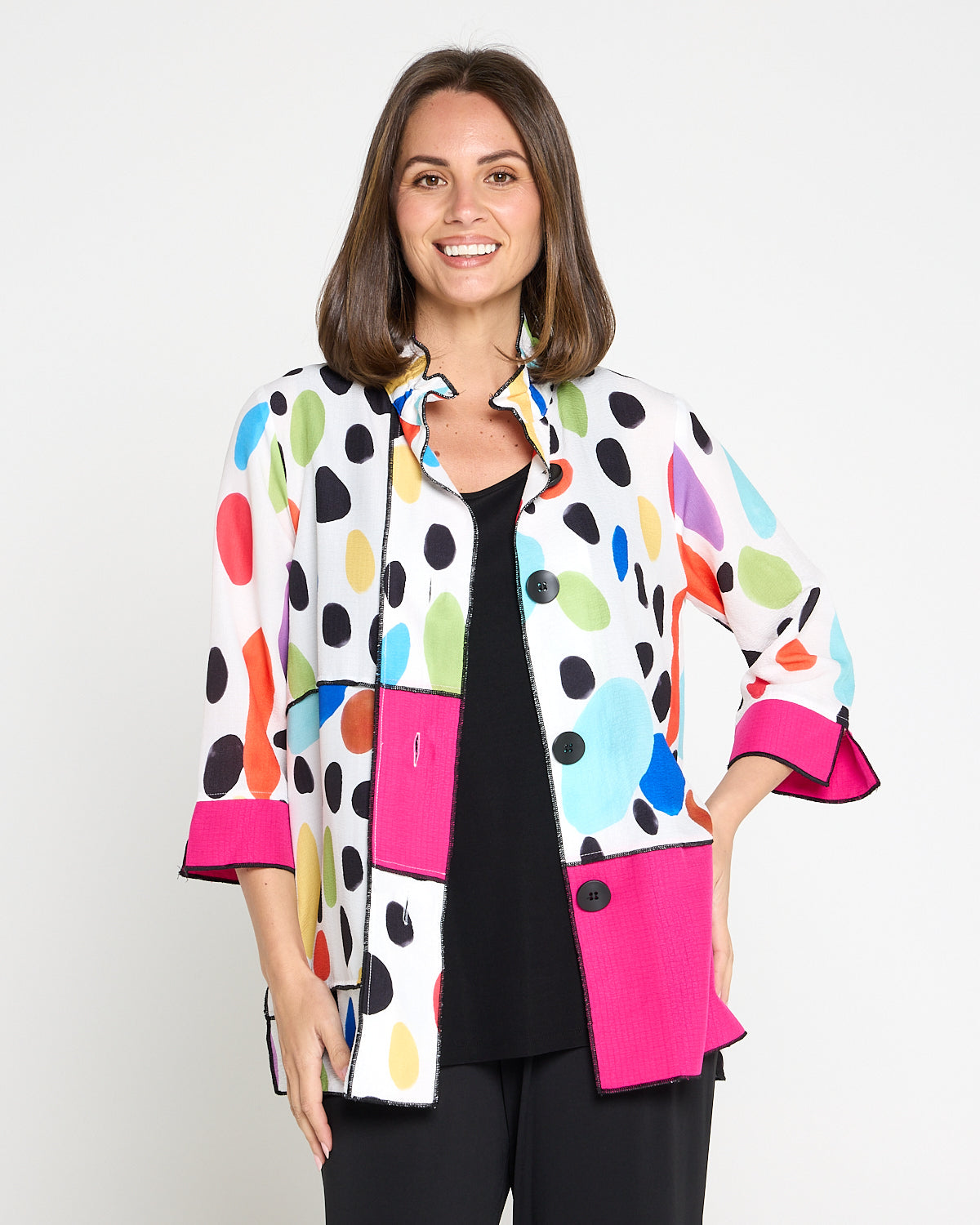 Overlock Mix Shirt - Party Print