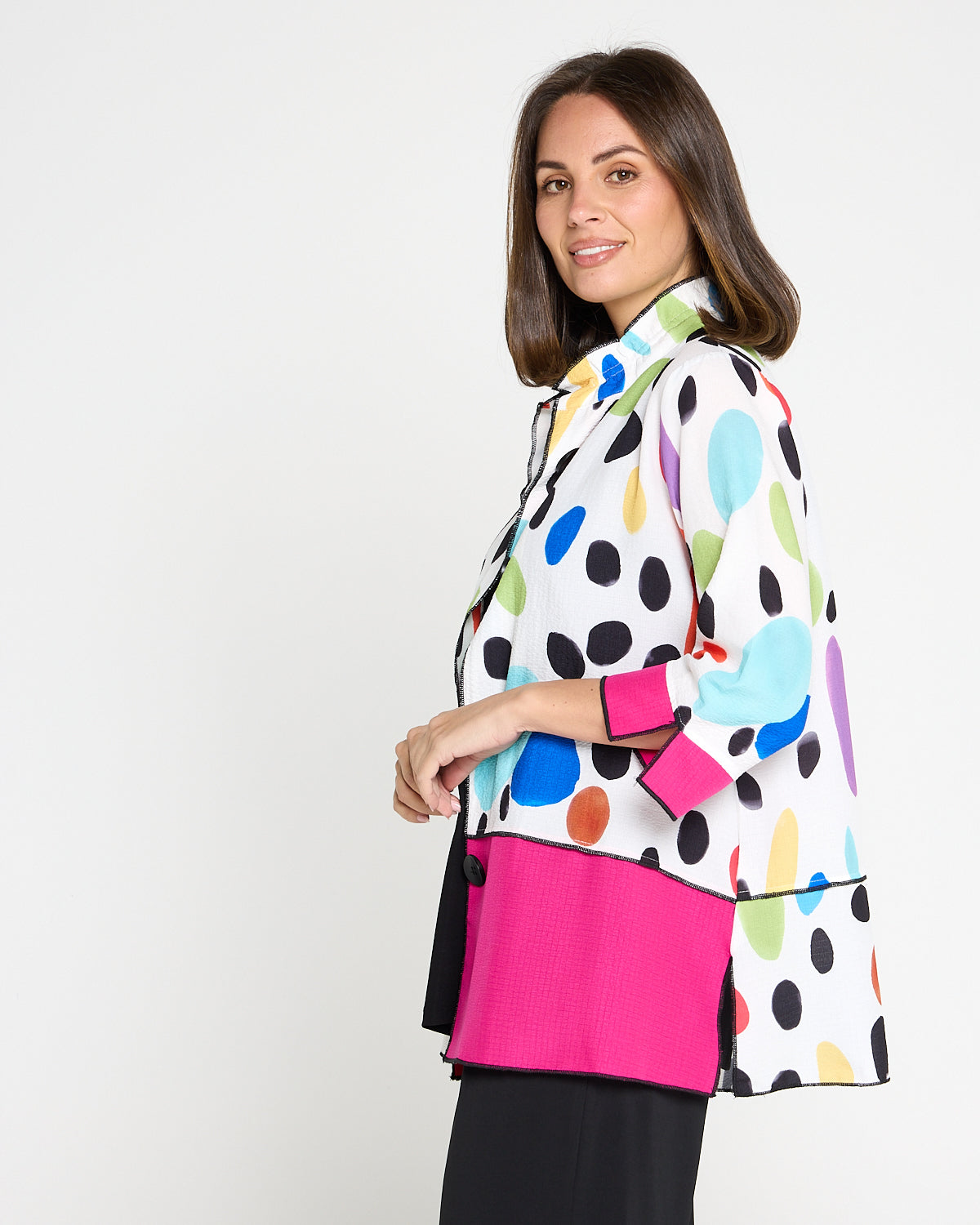Overlock Mix Shirt - Party Print