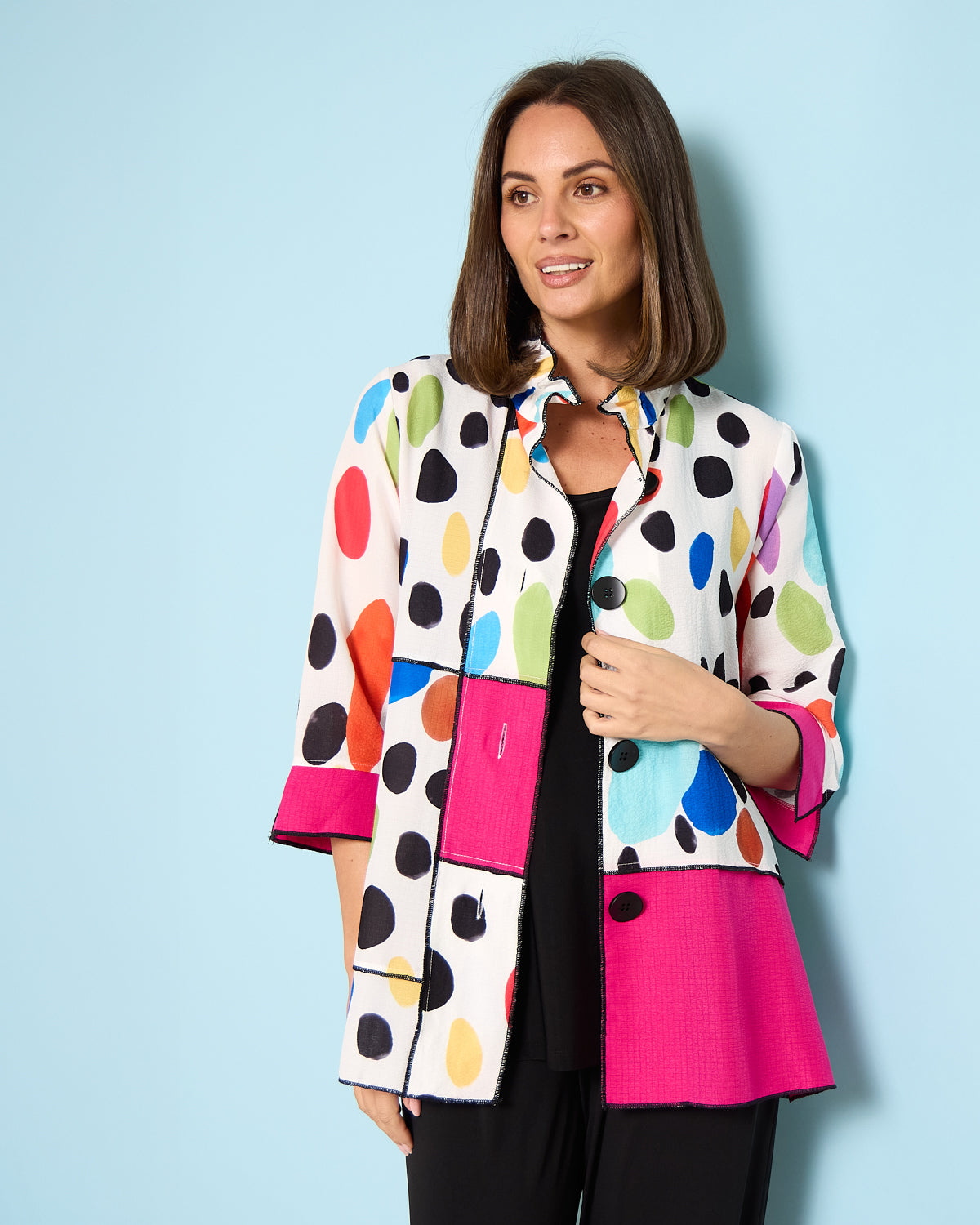 Overlock Mix Shirt - Party Print