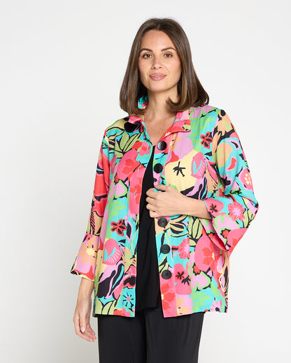 Summer Brights 3/4 Shirt - Pink