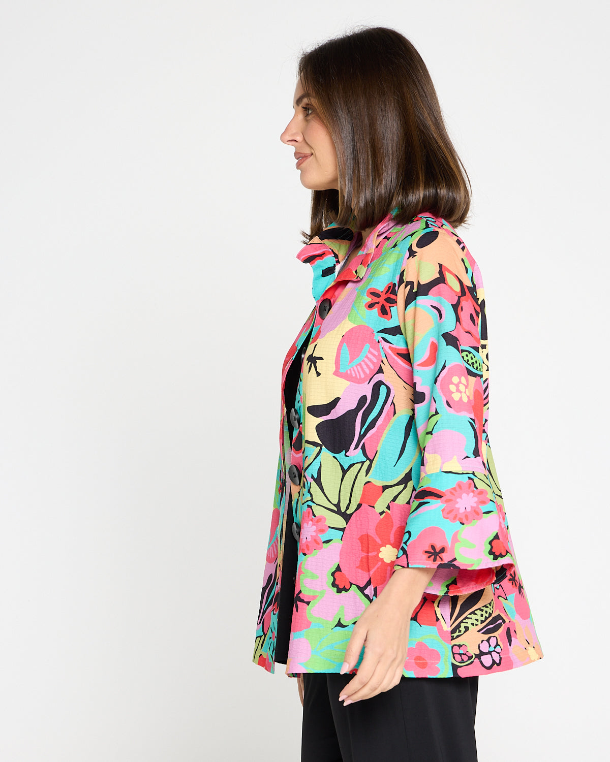 Summer Brights 3/4 Shirt - Pink