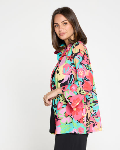 Summer Brights 3/4 Shirt - Pink