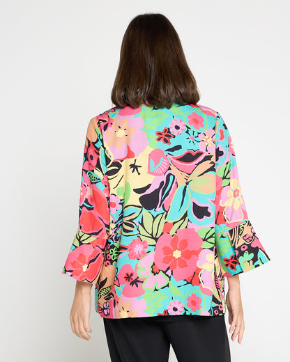 Summer Brights 3/4 Shirt - Pink