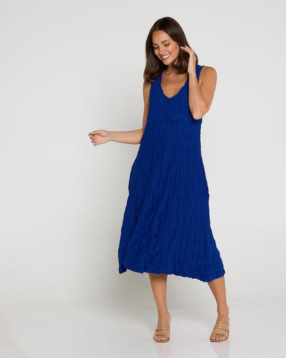 Stella Sleeveless Dress - Electric