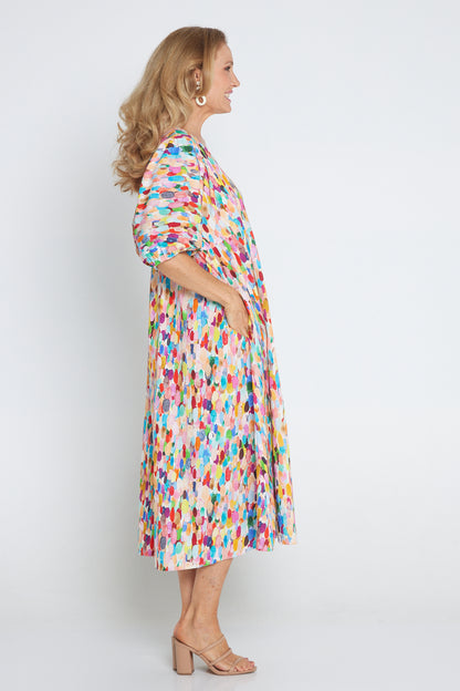 Summer Sun Dress - Confetti Watercolour