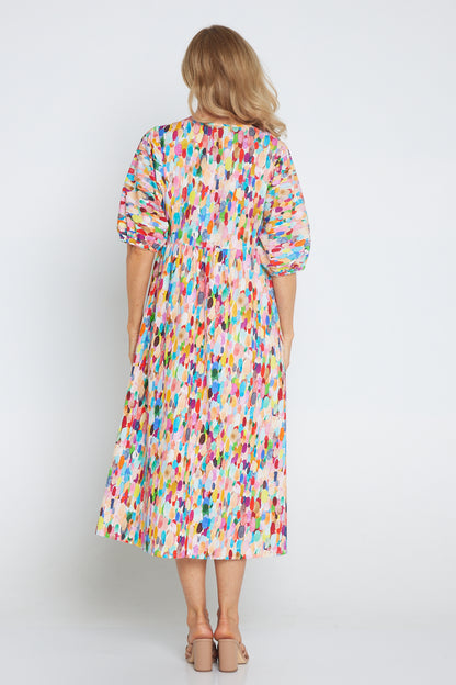 Summer Sun Dress - Confetti Watercolour