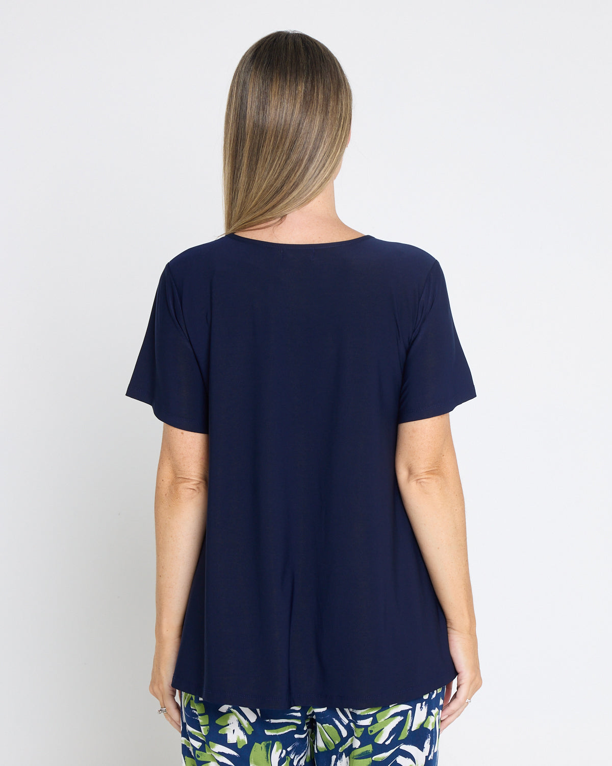 Swing Scoop Top - Navy
