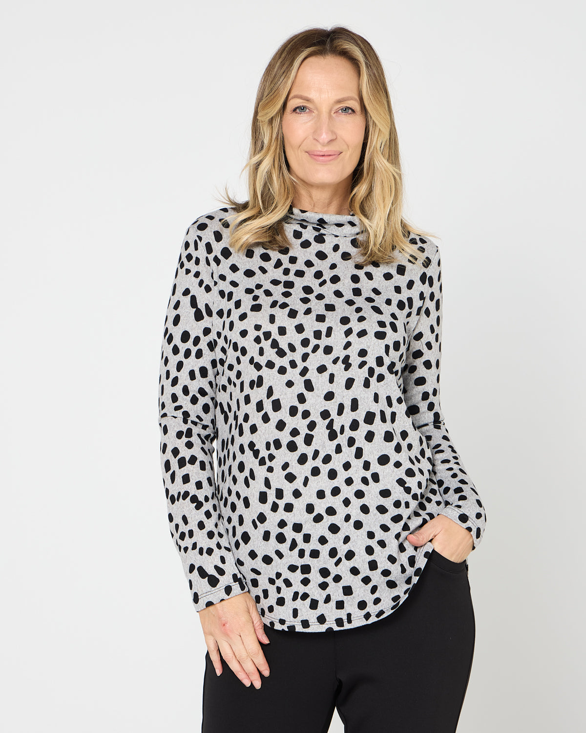 Tallarook Top - Black Spot