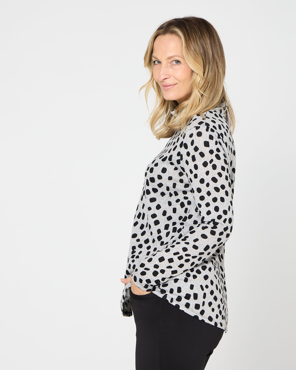 Tallarook Top - Black Spot