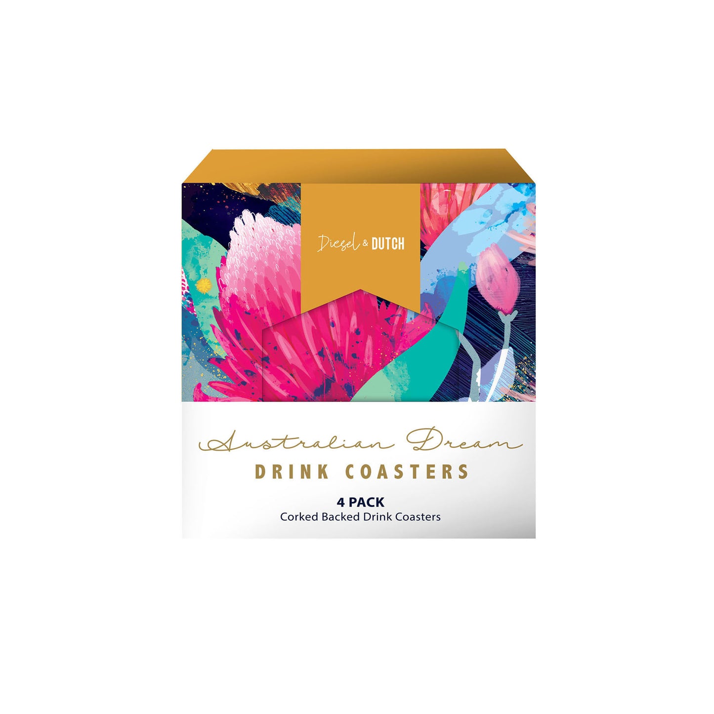Australian Dream Cork-Backed Coasters (4 Pack)