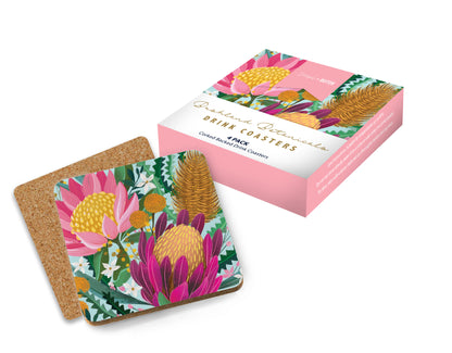 Bushland Botanicals Cork-Backed Coasters (4 Pack)