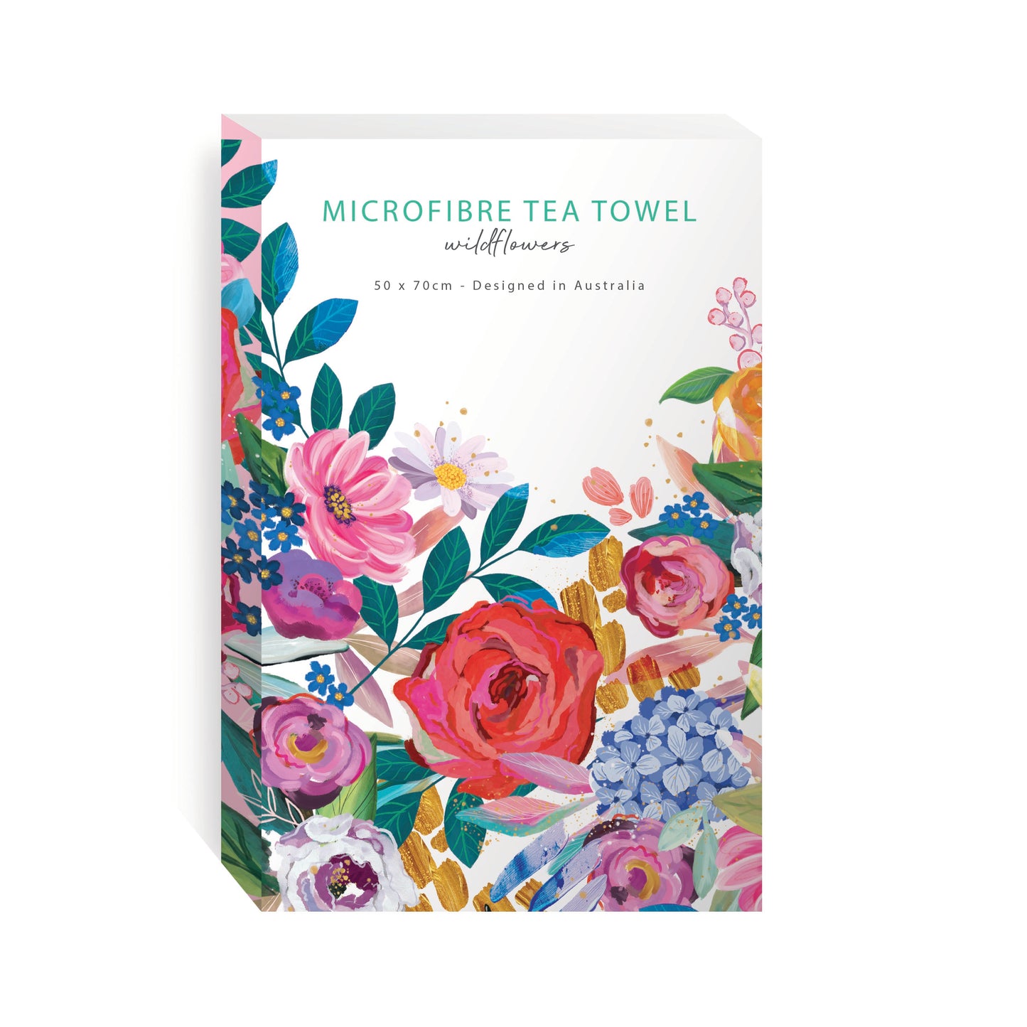 Wildflowers Microfibre Tea Towel