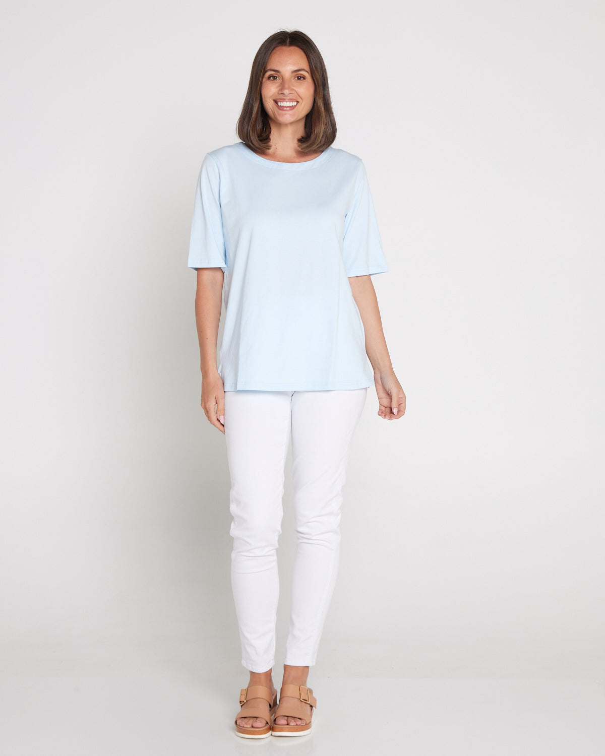 The Essential Tee - Pale Blue