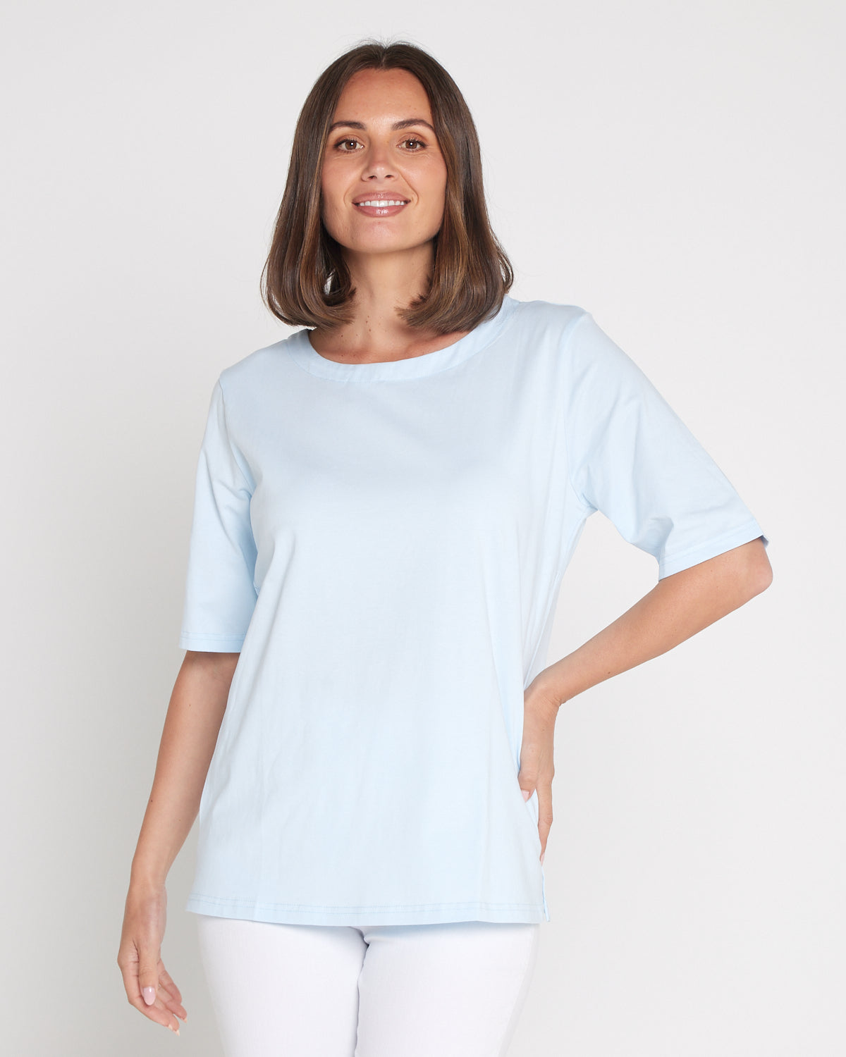 The Essential Tee - Pale Blue