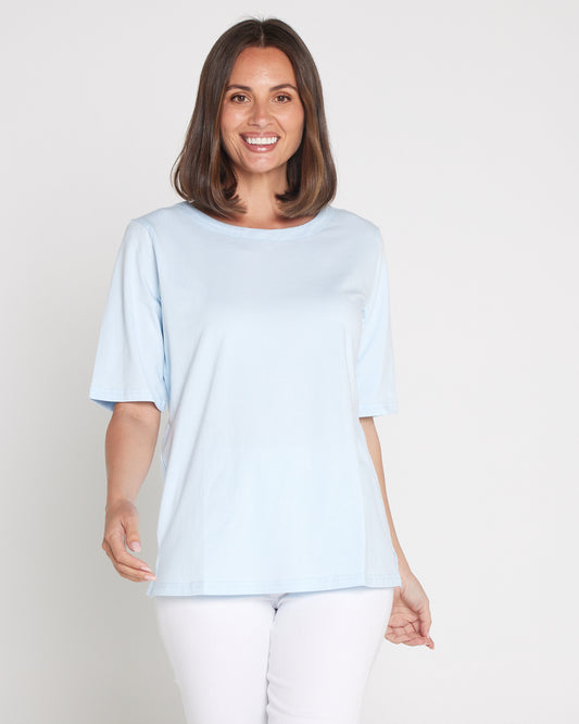 The Essential Tee - Pale Blue