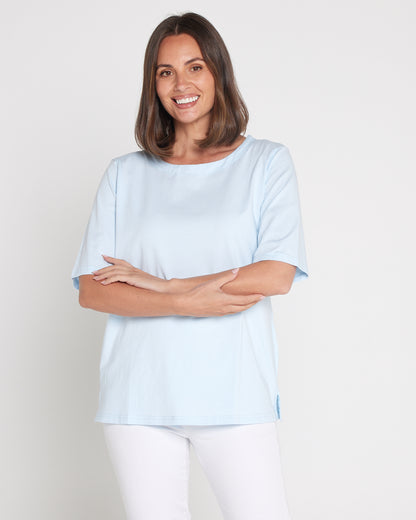 The Essential Tee - Pale Blue