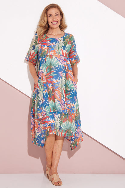 Ashmore Tencil Dress - Bird of Paradise
