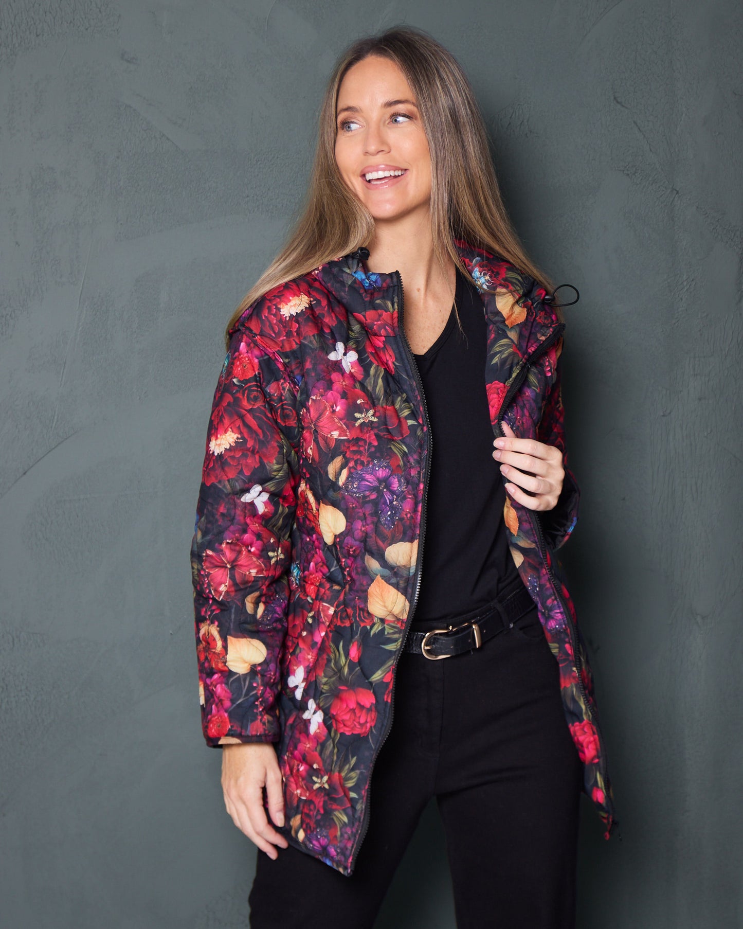 Livingstone Jacket - Midnight Bloom